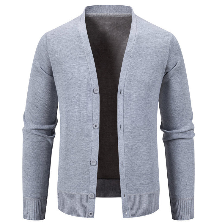 Gilet homme col V confortable boutons