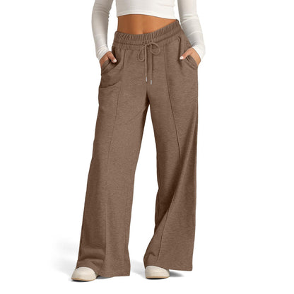 Jogging-pantalon femme Confortable Élastique Avec Poches