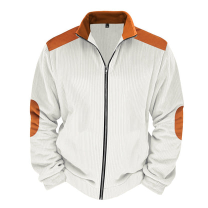 Robe à la mode avec matelassage et manches contrastantes