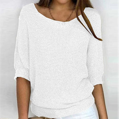Pull uni élégant