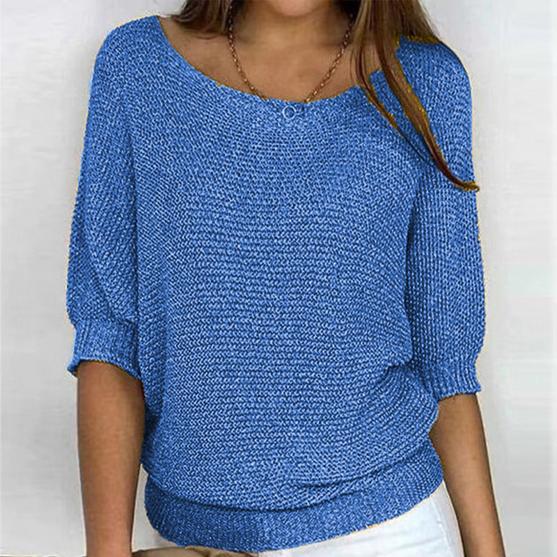 Pull uni élégant
