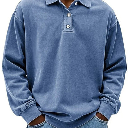 Polo manches longues homme sportif