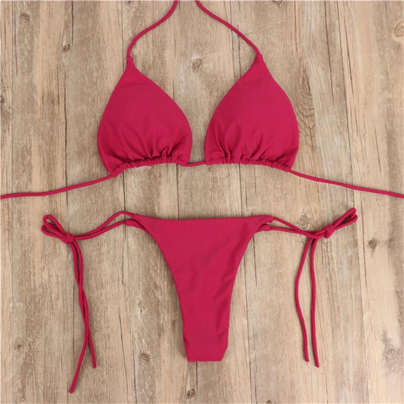 Ensemble Bikini Femme Simple Élégant Ajustable