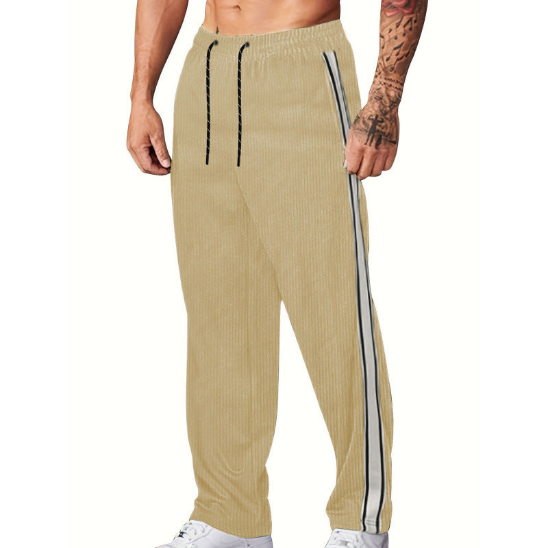 Pantalon de sport homme à rayures au design moderne