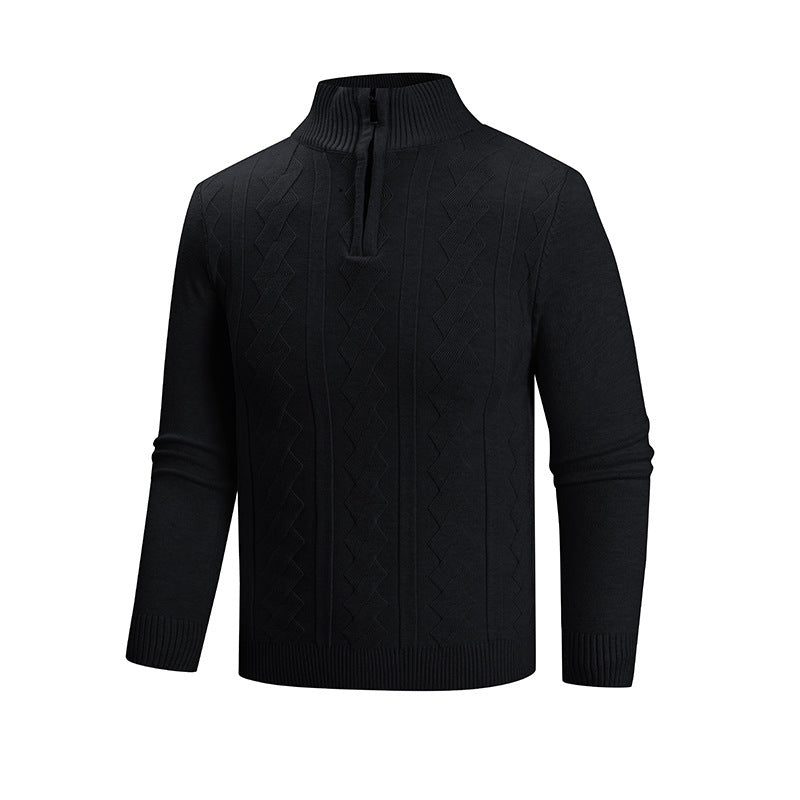 Pull Homme Col Montant Design Élégant