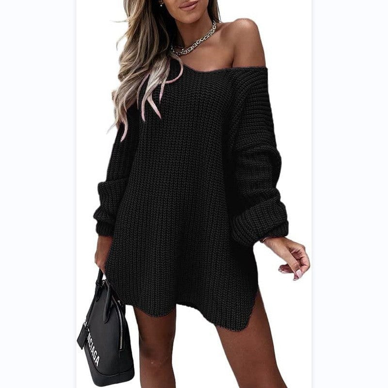 Robe pull oversize pour femme coupe ample