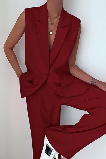 Ensemble pantalon et haut à manches courtes élégant pour femme