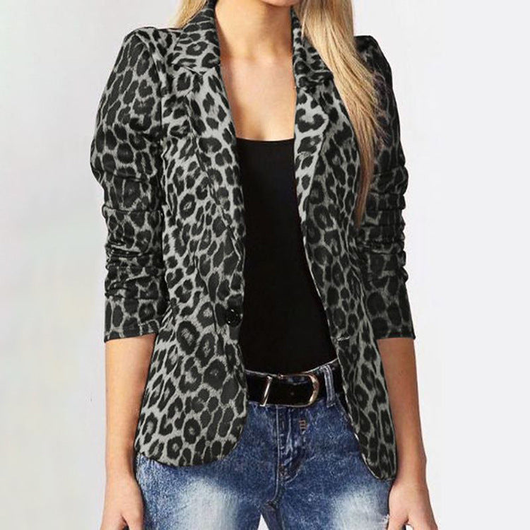 Blazer femme imprimé animal Vêtements tendance