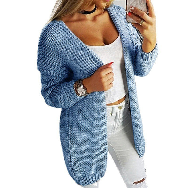 Gilet Femme Décontracté Ouvert Col V