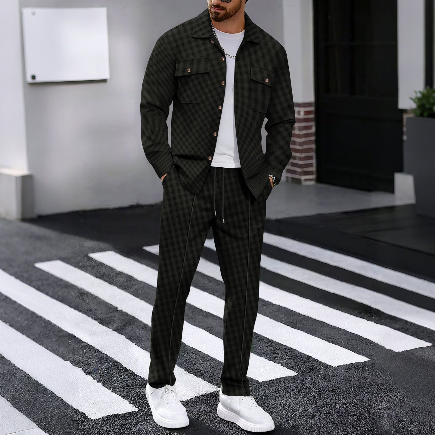 Ensemble de loisirs moderne et sportif pour homme