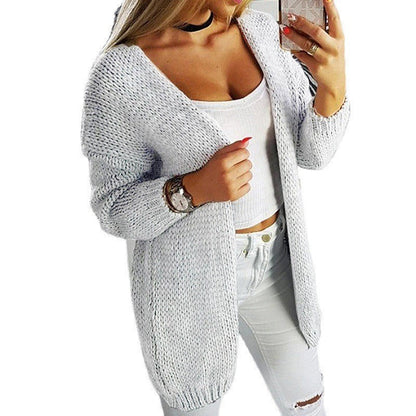 Gilet Femme Décontracté Ouvert Col V