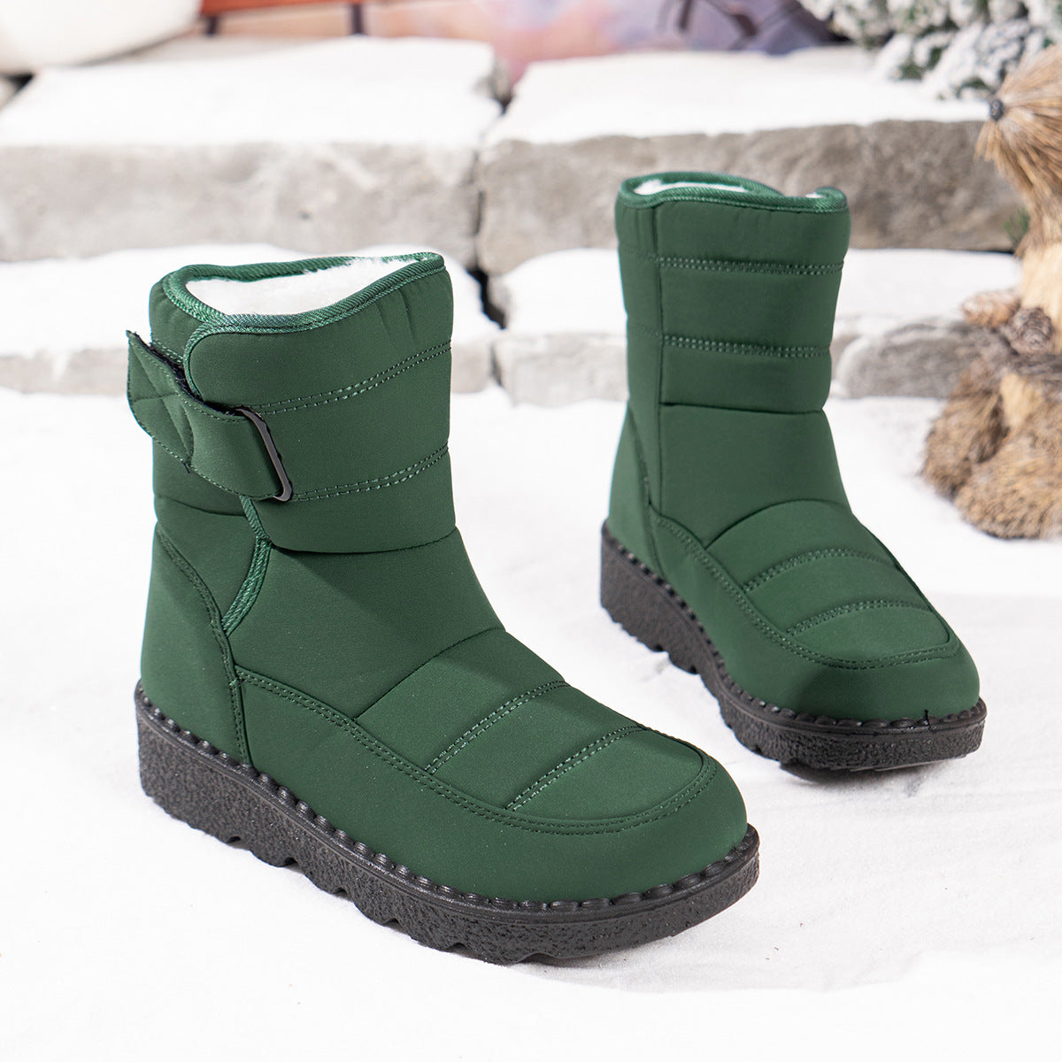 Bottes d'hiver pour femmes, design élégant