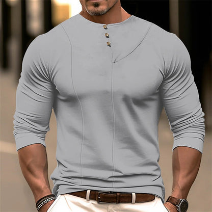 Robe élégante coupe slim manches longues coton