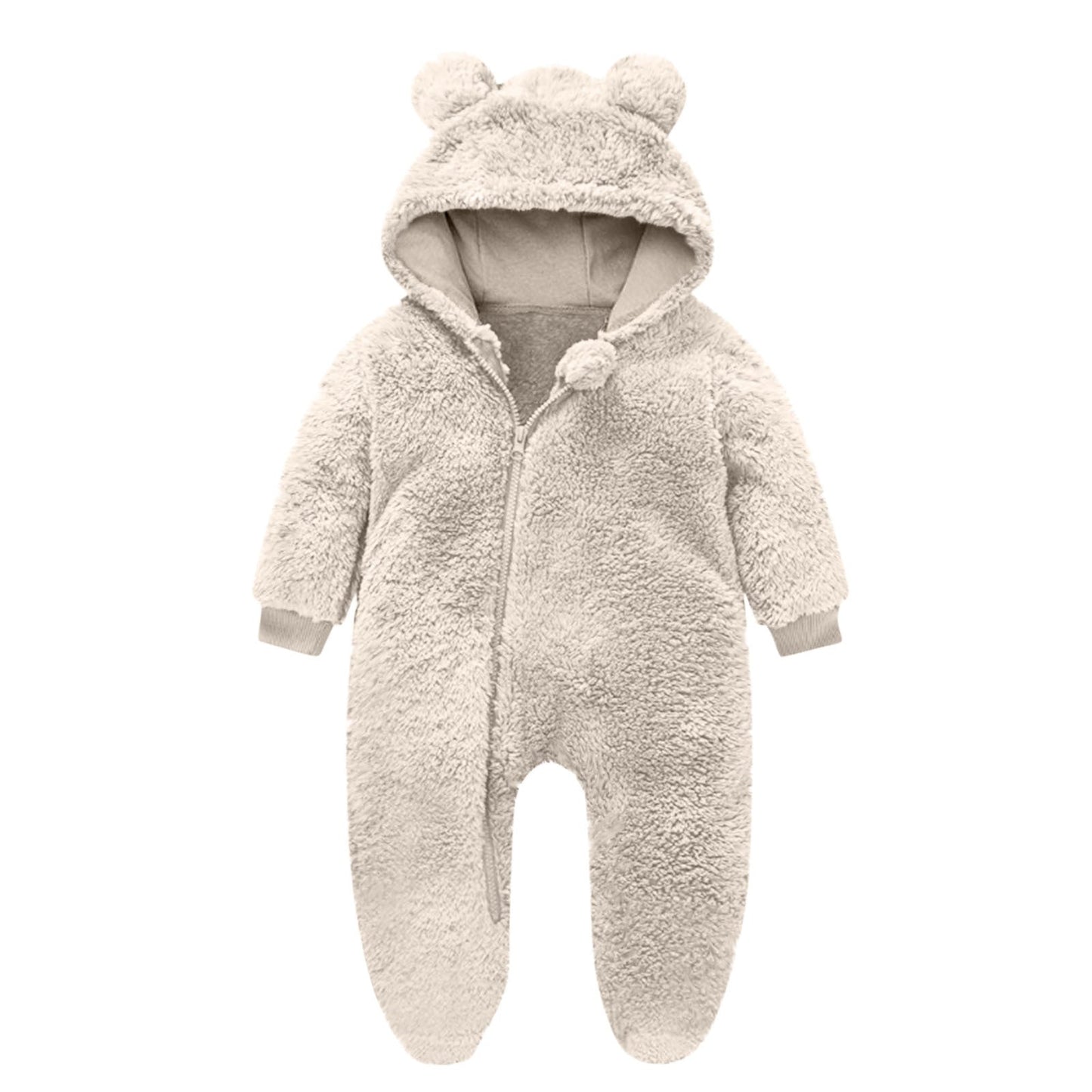Grenouillère polaire enfant Oreilles d'ours Ultra-douce