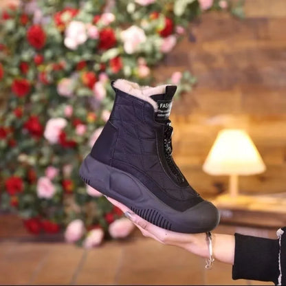 Bottes d'hiver pour femme Rembourrées Imperméables