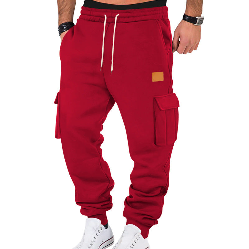 Pantalon cargo homme Confortable Élastique Avec poches latérales
