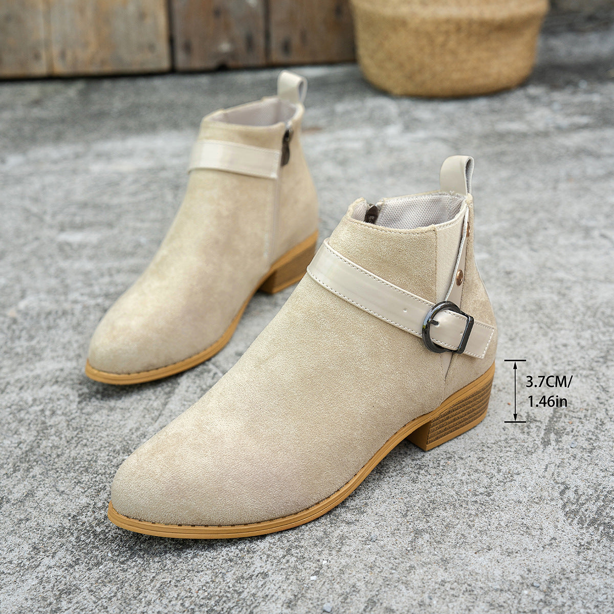 Bottines élégantes à brides antidérapantes pour femmes