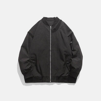 Blouson bombardier homme Confortable Fermeture éclair Poches