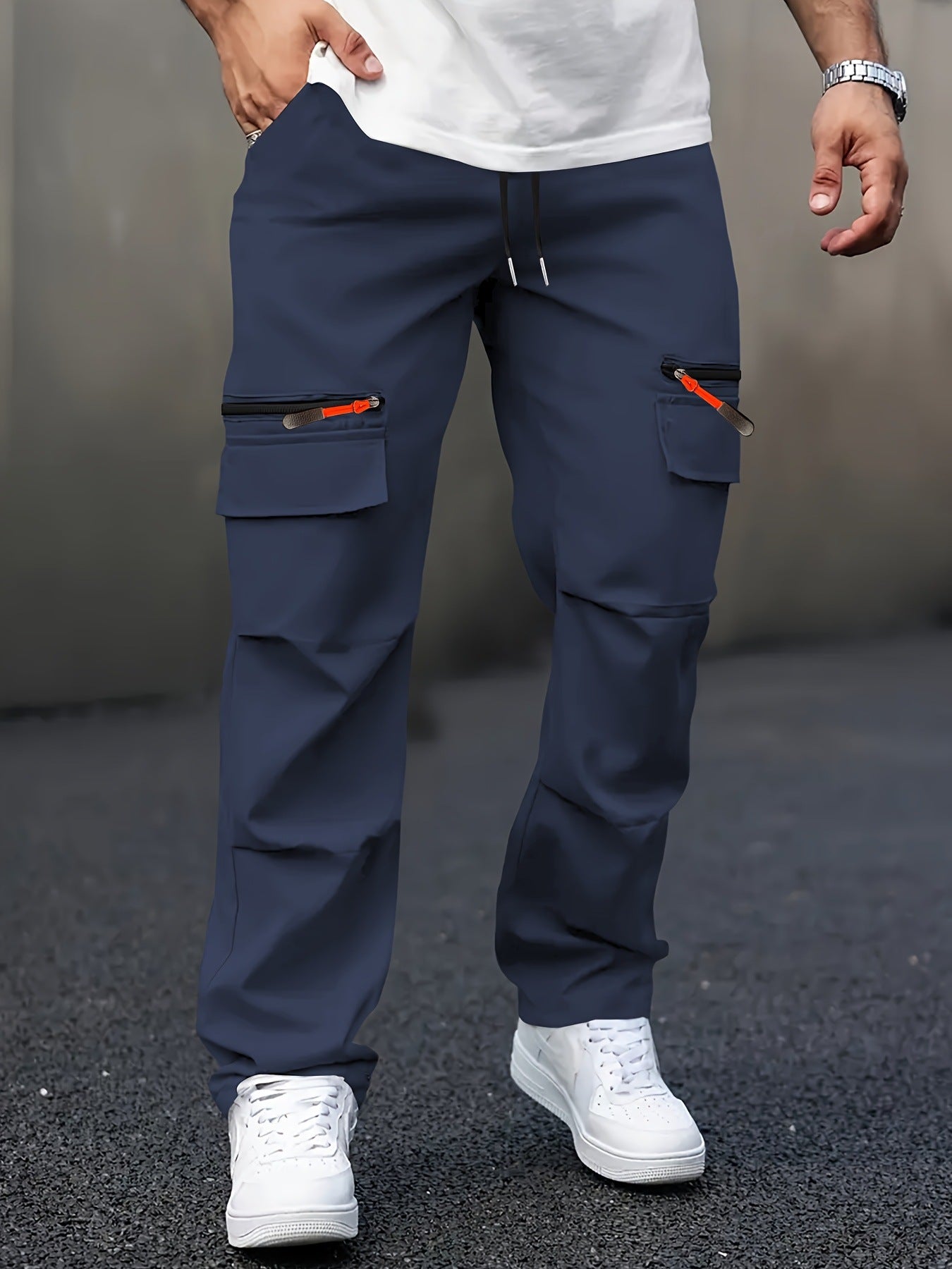 Pantalon Cargo Homme Confortable Élastique Grandes Poches