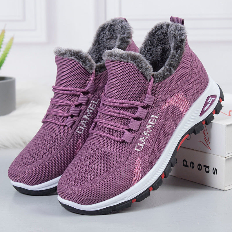 Baskets d'hiver chaudes et isolées pour femme