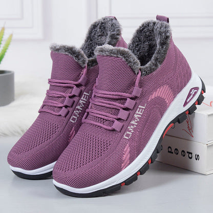 Baskets d'hiver chaudes et isolées pour femme