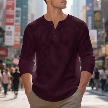 T-shirt homme manches longues style moderne et élégant