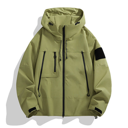 Veste Outdoor Homme Fonctionnelle Capuche Imperméable