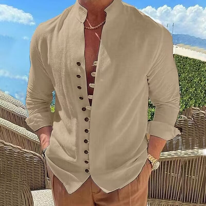 Chemise décontractée légère pour homme style décontracté