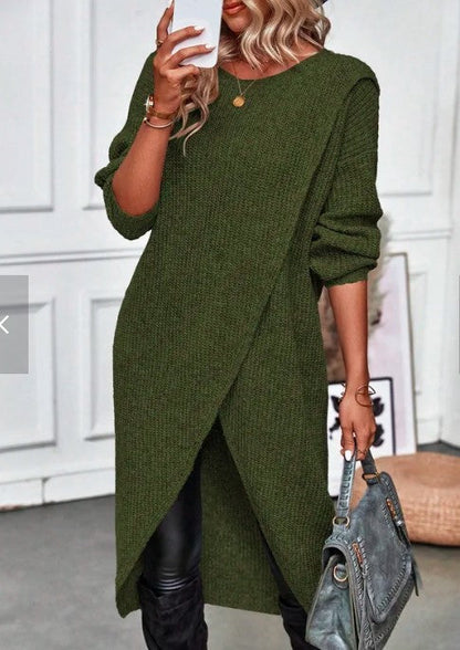 Robe pull élégante mode femme