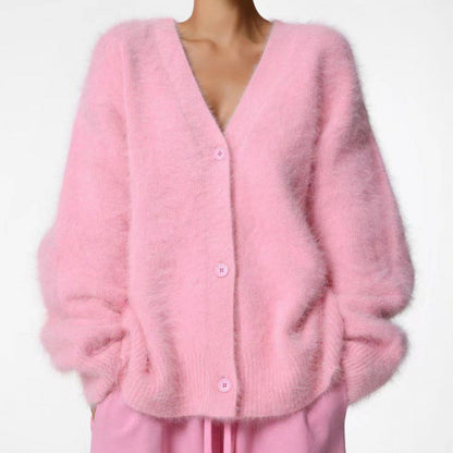 Cardigan femme doux oversized douillet