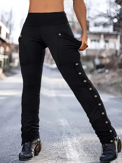 Pantalon de sport femme Confortable Poches cargo