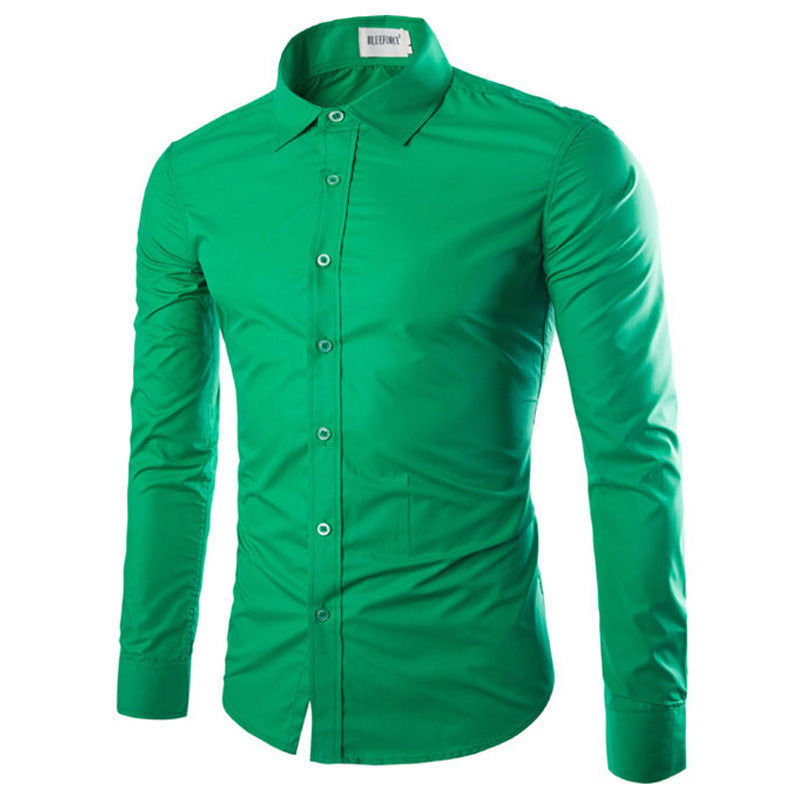 Chemise homme élégante manches longues moderne