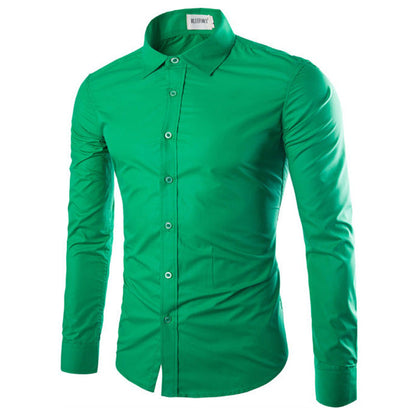 Chemise homme élégante manches longues moderne