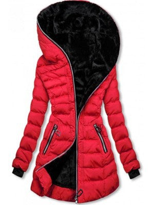 Veste d'hiver femme chaude isolée élégante