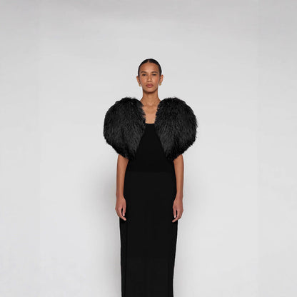 Veste en fausse fourrure pour femmes grande taille design moderne de luxe