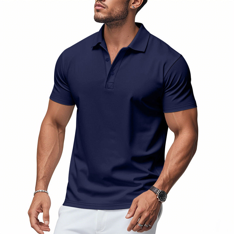 Polo Homme Séchage Rapide Élégant Coupe Slim