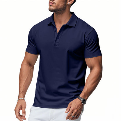 Polo Homme Séchage Rapide Élégant Coupe Slim