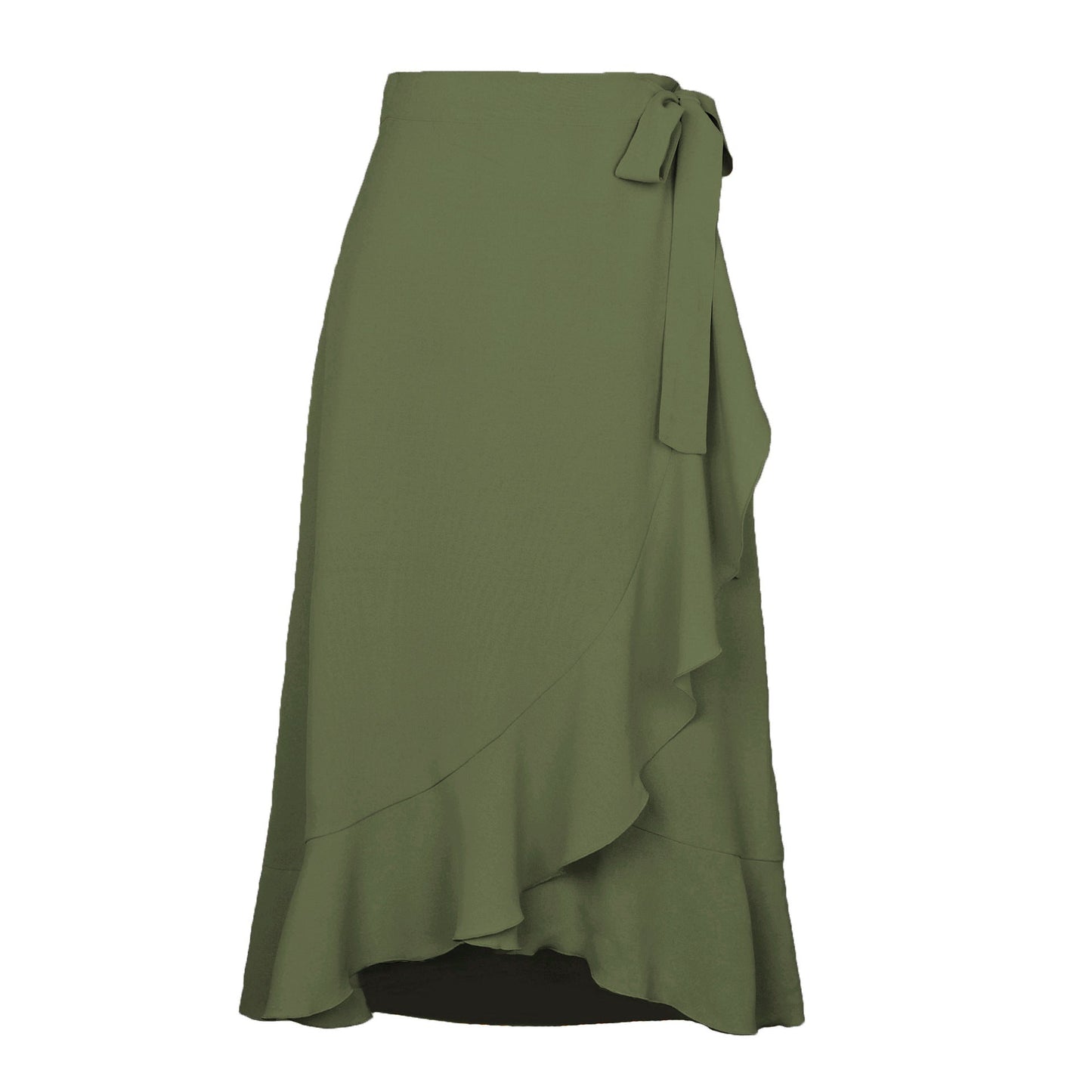 Jupe portefeuille femme élégante fluide robe d'été