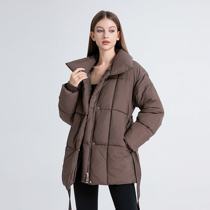 Manteau d'hiver élégant style arctique