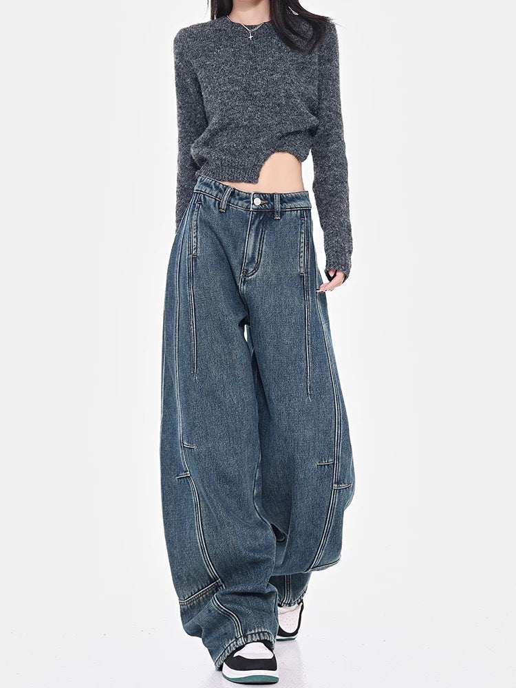 Jean ample pour femme Confortable Élégante