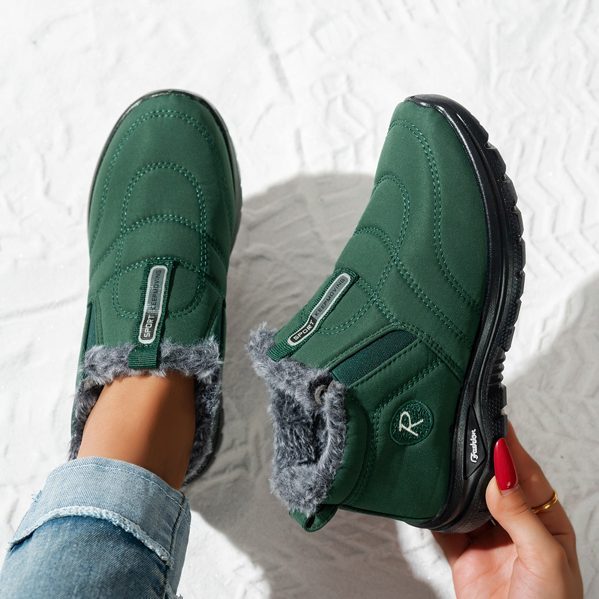 Bottes d'hiver pour femmes Sportives et chaudes