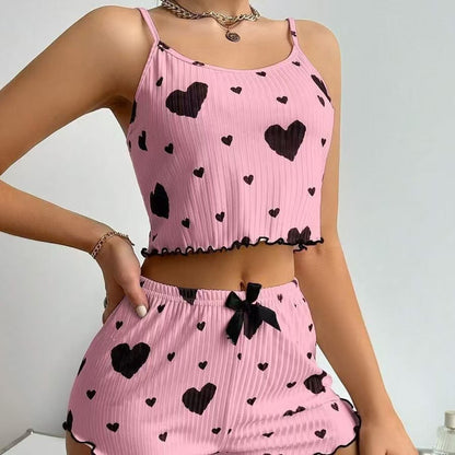 Ensemble de pyjama doux tendance pour femmes