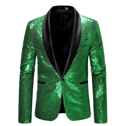 Blazer de soirée à sequins glamour pour femme