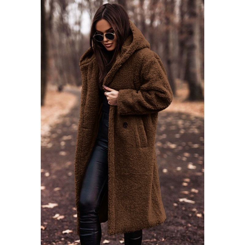 Manteau oversize femme doux et confortable