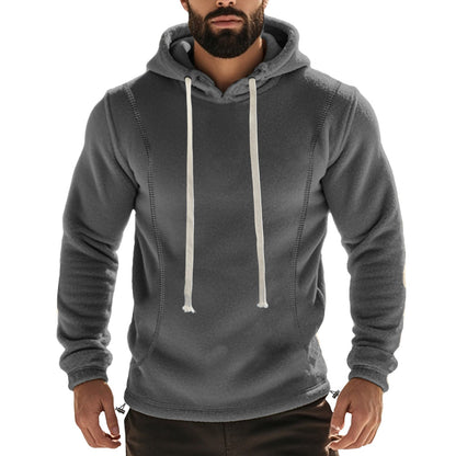 Sweat à capuche polaire homme Premium Poche kangourou Design moderne