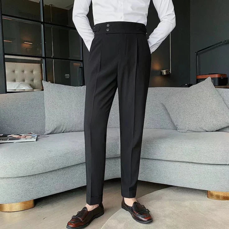 Pantalon Homme Taille Haute Confortable