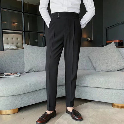 Pantalon Homme Taille Haute Confortable