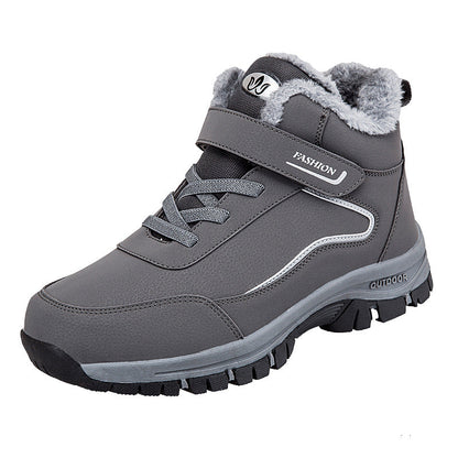 Chaussures de randonnée femme chaudes fourrées Velcro