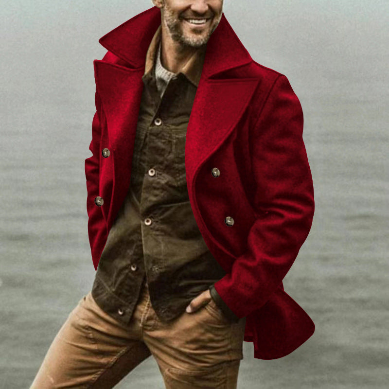 Manteau d'hiver homme moderne chaud isolé