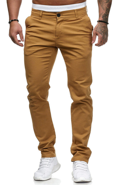 Pantalon Chino Homme Slim Fit Élégant Confortable
